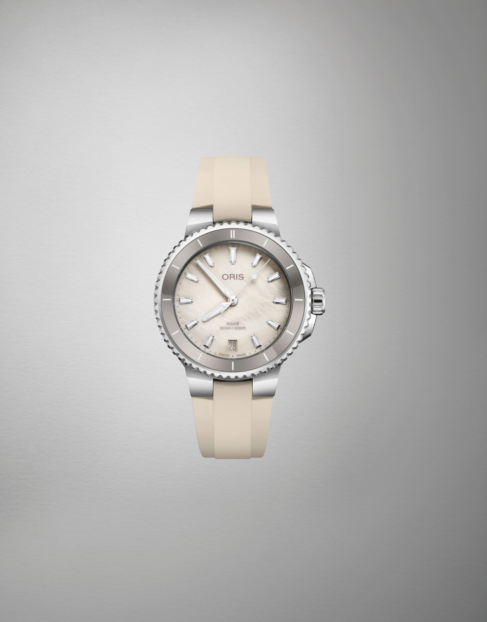 Оригинальные часы Oris Oris Aquis Date 01 733 7792 4151-07 4 19 61FC механические калибр механизма 733 общий вид